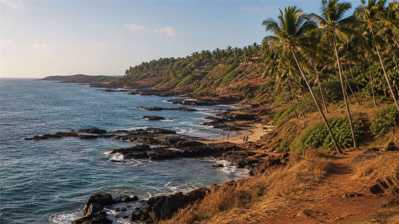 Anjuna Beach & Flea Market taxi and sightseeing in Goa